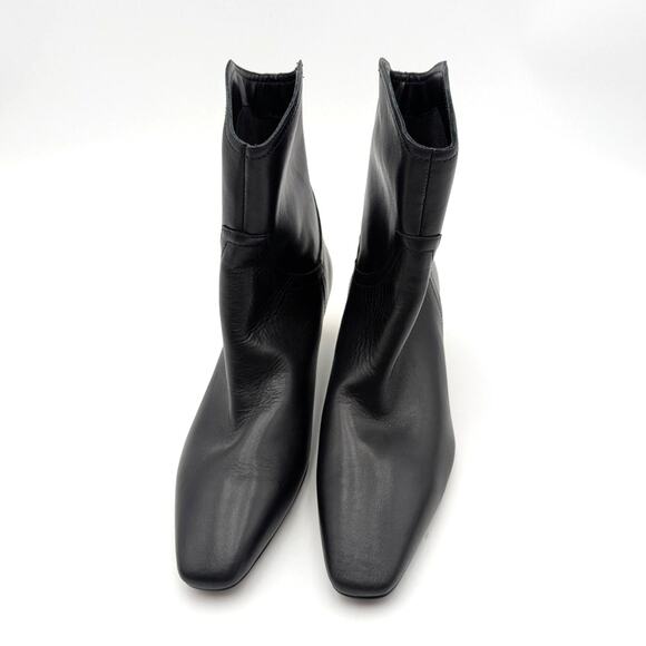 Nordstrom Atema Pull-On Kitten Heel Bootie Women's Black Size US6.5 EU37 - Picture 2 of 10